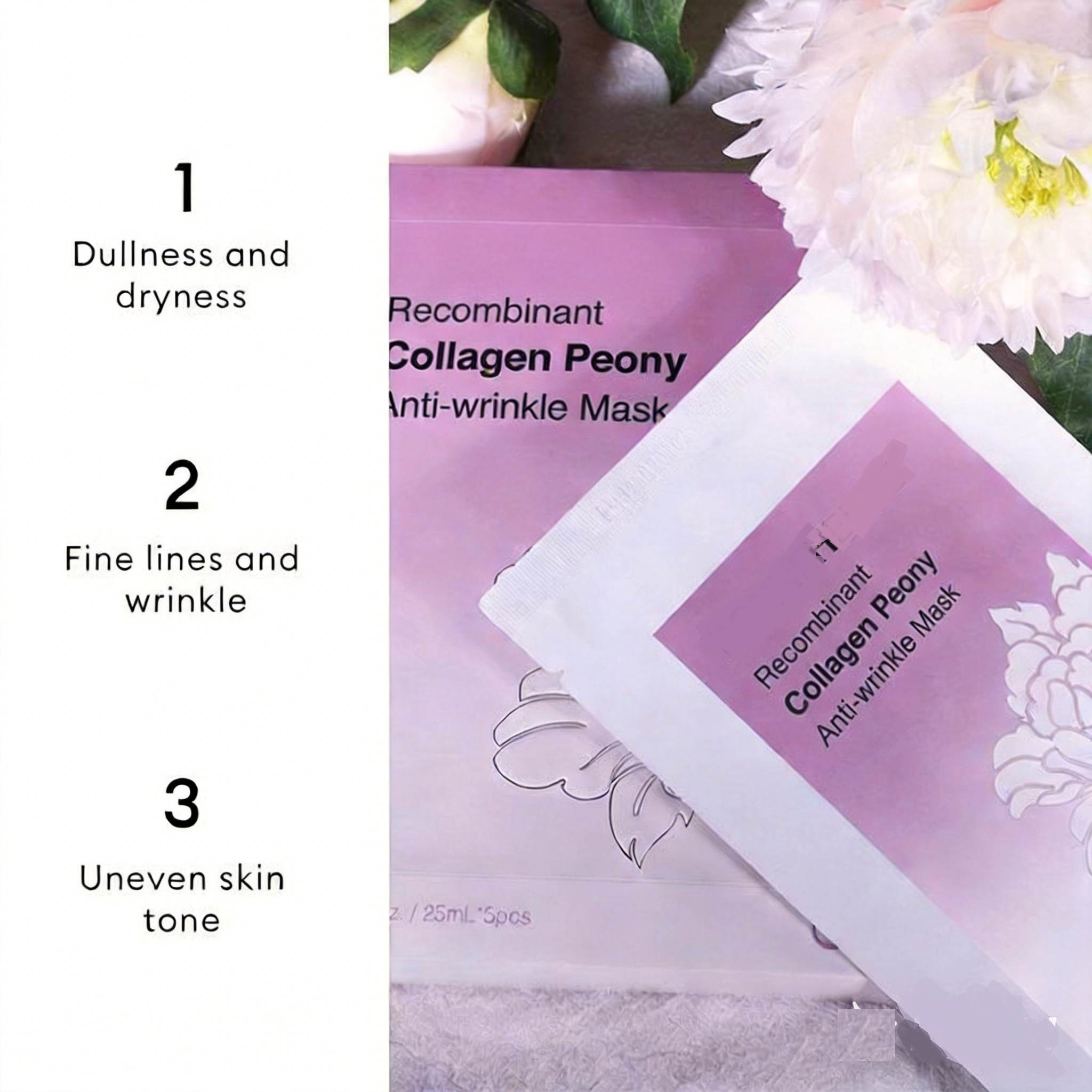 Recombinant Collagen Peony Anti-wrinkle Mask_3